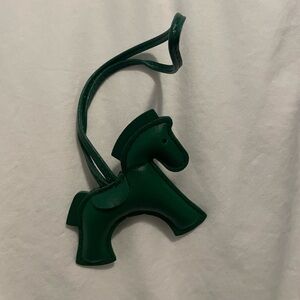 Green Horse-Shaped Bag Charm
